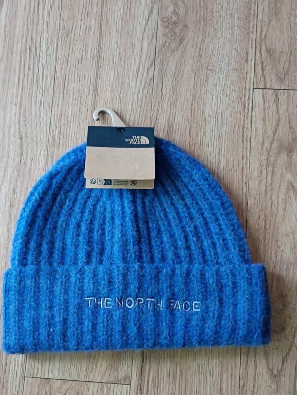 The North Face Cobalt Blue Ribbed Fold-Over Beanie - Men's